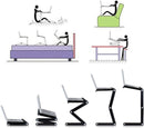 Axooms Foldable Laptop Table with Mouse Pad, Portable 360° Adjustable Bed and Sofa Desk