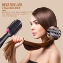 Axooms 4-in-1 Negative Ionic Hair Dryer, Volumizing and Curling Brush with Ergonomic Handle, Detachable Head and 3 Heat Settings, 1000W