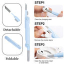 8-in-1 Electronics Cleaning Kit – 7-in-1 Multi-Function Set + Bonus Flannel Cloth | 5 ml Screen Spray, AirPods Cleaning Pen, Keycap Puller, Brushes & Sponge
