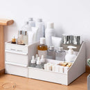 Axooms Desktop Makeup Organizer with Drawers, Plastic Skincare Storage Holder for Vanity