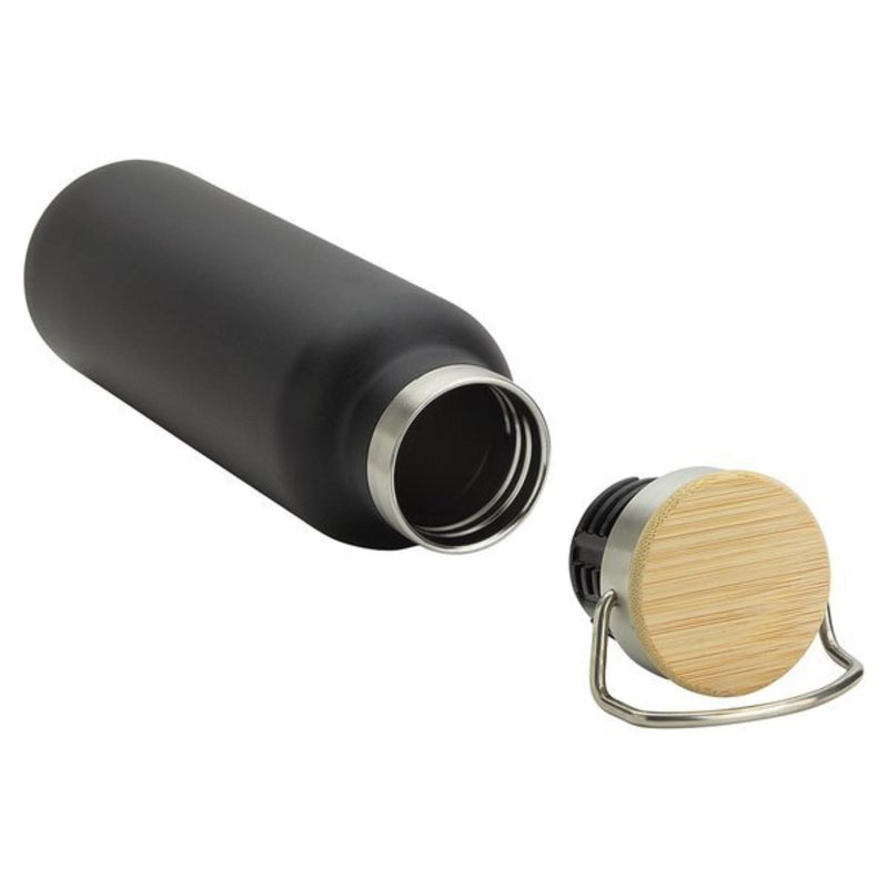 Sport Water Bottle Double Wall Insulated - Black