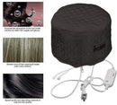 Axooms Thermal Hair Care Spa Cap, Beauty Hair Steamer and Nourishing Heated Steam Cap for Women, Black