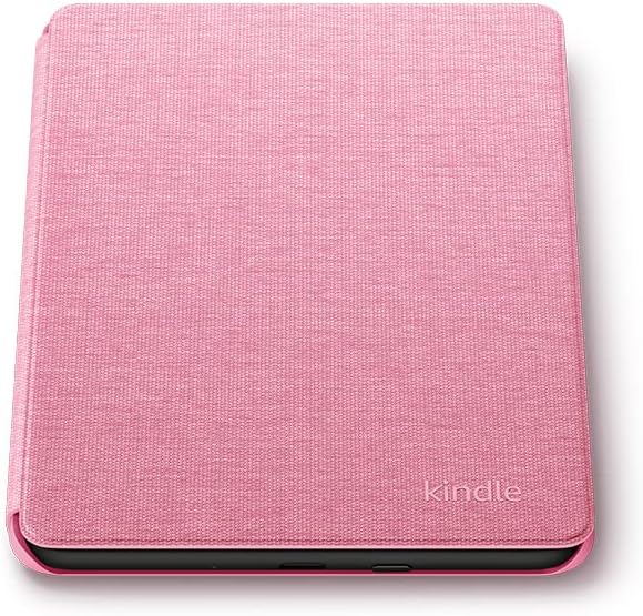 Fabric Cover for Kindle (Fits 2024 & 2022 Releases Only) – Auto Wake/Sleep, Magnetic Closure, Fold-Back Design, Lightweight – Premium Fabric with Microfiber Liner