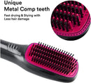 Axooms 3-in-1 Hair Dryer Brush and Straightener, 1200 W Ceramic Tourmaline Ionic Hot Air Styler with 3 Heat Settings and 2 Speeds