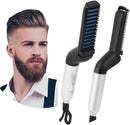 Axooms Fast Electric Beard Straightening Brush for Men