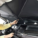 Axooms Car Windshield Sun Shade, Foldable Umbrella Cover for UV Blocking and Heat Protection, Summer Windshield Sun Visor (1 Pack)