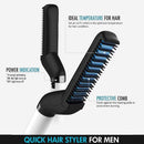 Axooms Fast Electric Beard Straightening Brush for Men