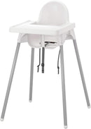 Axooms ANTILOP High Chair with Tray, White