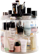 Axooms Cosmetics Storage Box with Rotating Shelf