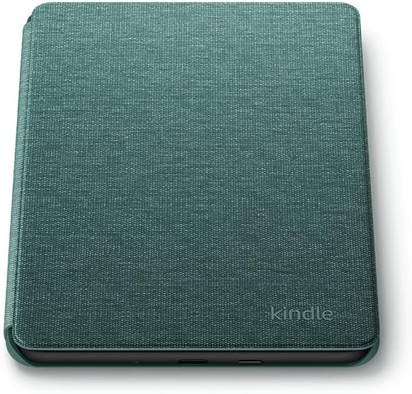 Fabric Cover for Kindle (Fits 2024 & 2022 Releases Only) – Auto Wake/Sleep, Magnetic Closure, Fold-Back Design, Lightweight – Premium Fabric with Microfiber Liner