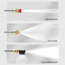 Axooms 48V High Pressure Water Sprayer 2 Batteries - Car Washing Machine, 5M Range, Cordless Portable Electric High Pressure Washer Gun, Used for Floor Cleaning and Garden Watering (2 Batteries)