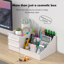 Axooms Plastic Cosmetics & Office Supplies Organizer with Drawers | Makeup Organizer for Women