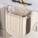 Axooms Collapsible Hanging Kitchen Trash Can, 2.4-Gallon Cabinet Door Bin