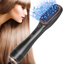 Axooms 2-in-1 1200W Hair Styling Brush, Rotating Volumizer, Negative Ionic Hair Dryer and Hot Air Straightening Brush