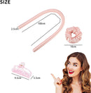 Axooms Heatless Silk Hair Curling Ribbon for Medium and Long Hair