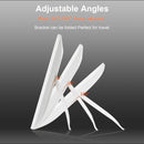 Axooms Portable LED Vanity Mirror with 3 Light Colors, Dimmable Touch Control & USB Rechargeability