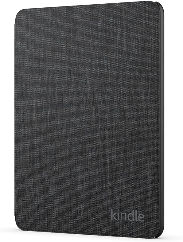 Fabric Cover for Kindle Paperwhite (2024) & Paperwhite Signature Edition (2024) — Slim, Water-Safe, Magnetic Wake/Sleep — Black | Raspberry | Jade