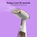 Conair Handheld Garment Steamer for Clothes, Turbo ExtremeSteam 1875W Fabric Steamer, Portable Handheld Design, Strong Penetrating Steam, Amazon Exclusive, Purple