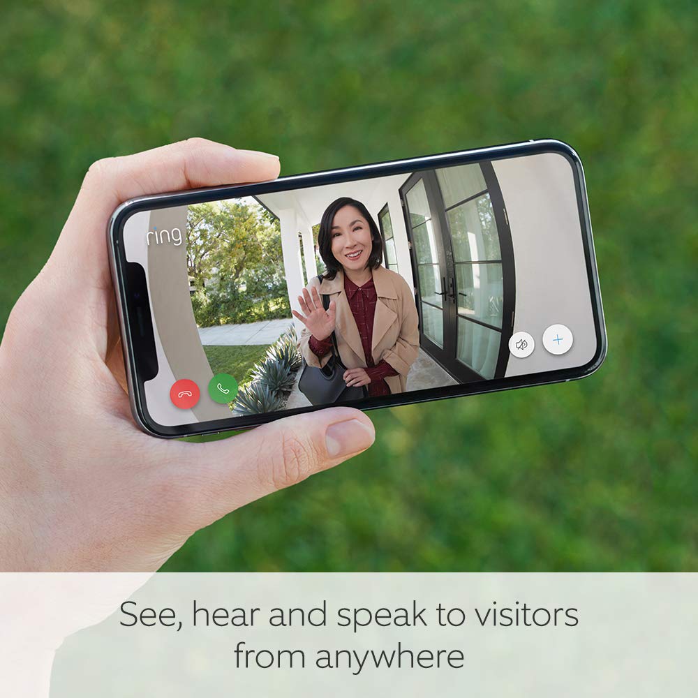 Ring Video Doorbell Rechargable Battery Powerd