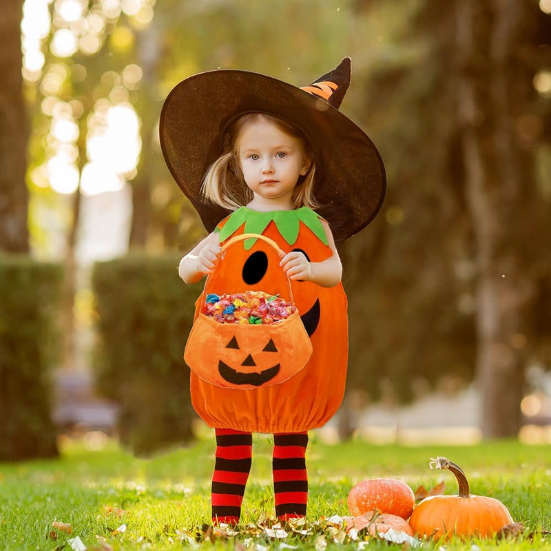 Kids Pumpkin Costume with Pumpkin Hat