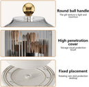 Axooms 360° Rotating Makeup Brush Organizer with Lid - Desktop Cosmetic Storage