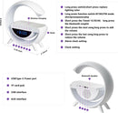 Axooms Go Lamp with Wireless Charger, Smart LED Table Lamp, Rechargeable Bedside Lamp with Charging Function, Ambient Light, App Control