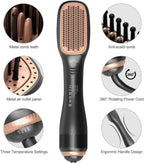 Joy Professional 2 in 1 Hot Air Styling Comb, Air Styling & Drying System, Multi Style Hair Styling Brush, Hair Dryer and Hair Straightener