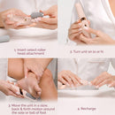 Axooms Electronic Pedicure Tool, Rechargeable Electric Foot Callus Remover & Dead Skin Roller