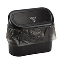 Axooms Car Trash Can with Lid, Small Automatic Waste Organizer with 30 Plastic Trash Bags, Garbage Bin for Car, Home & Office