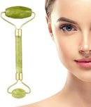 Axooms Jade Roller and Gua Sha Scraper Set, Natural Jade Anti-Aging and Anti-Wrinkle Facial Roller, Massage Tools for Face, Neck and Puffy Eyes
