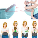 Axooms Baby Hip Seat Carrier, Lightweight Adjustable Cotton Waist Seat, Red, Unisex