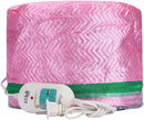 Axooms Thermal Hair Care Spa Cap with Steam and Nourishing Heat, Pink