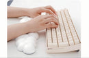 Axooms 17-Inch Cloud Keyboard Wrist Rest and Mouse Wrist Support, White