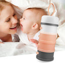 2-Pack Travel Baby Formula Dispenser, 4-Layer Spill-Proof, Stackable, BPA-Free Container - Blue