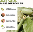 Axooms Jade Facial Roller for Skincare, Eye, Neck & Face Massage