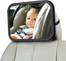 Axooms Back Seat Safest Frame Shatterproof Baby Mirror for Car Rear View Baby Car Seat Mirror to See Rear Facing Infants and Babies Baby Car Mirror Backseat Mirror for Baby - Ensure Travel Safety