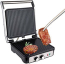 Axooms 2000W Electric Grill & Steak Maker – Non-Stick Plates, 180° Open Flat, Adjustable Temperature (80–200°C), Stainless Steel Sandwich Press & Indoor BBQ with Removable Drip Tray