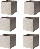 Axooms DRÖNA Box, Beige Dotted, 6-Pack (15 x 13 x 13 in)