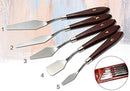 Axooms Stainless Steel Palette Knife Set for Oil Painting - 5 Pieces