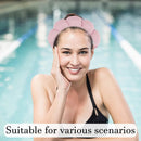 Axooms Soft Terry-Cloth Spa Headband for Face Washing, Makeup, and Skincare, Non-Slip Puffy Hair Band