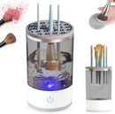 Axooms Electric Makeup Brush Cleaner，Automatic Spinning Makeup Brush Cleaner Fit For All Size Makeup Brush Set Gift for Women Wife Friend，Makeup Brush Cleaner Machine with Brush Clean Mat