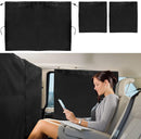 Axooms 3-Piece Car Privacy Curtain Set, Rear Window Divider and Side Window Curtains for Privacy