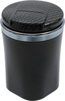 Axooms Car Ashtray with Lid, Stainless Steel Smokeless Portable Detachable Windproof Ashtray, Fits Car Cup Holders (Black)