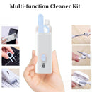 8-in-1 Electronics Cleaning Kit – 7-in-1 Multi-Function Set + Bonus Flannel Cloth | 5 ml Screen Spray, AirPods Cleaning Pen, Keycap Puller, Brushes & Sponge