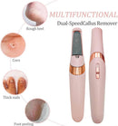 Axooms Rechargeable Pedicure Callus Remover for Dead Skin, Hard and Cracked Skin, Foot Scrubbing Roller