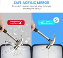 Axooms Tree Baby Car Mirror, Shatter-Resistant Acrylic Rear-Facing Infant Seat Mirror with 360° Adjustable View