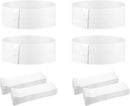 Axooms  30PCS Disposable Spa Facial Headbands Stretch Non-Woven Headband Wrap with Adjustable Magic Tape Elastic Soft Skin Care Hair Band for Women Girls Salons Beauty Esthetician(White)