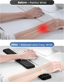 Axooms Memory Foam Keyboard Wrist Support and Mouse Pad with Wrist Rest, Ergonomic Palm Support for Gaming, Desktop and Laptop Use