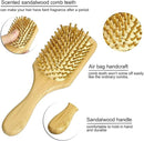 Axooms 100% Natural Bamboo Anti-Static Hair Massage Brush, Detangling Comb to Reduce Hair Breakage and Frizz