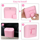 Axooms Car Trash Can with Lid, Small Automatic Waste Organizer with 30 Plastic Trash Bags, Garbage Bin for Car, Home & Office